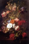 unknow artist Floral, beautiful classical still life of flowers.128 painting